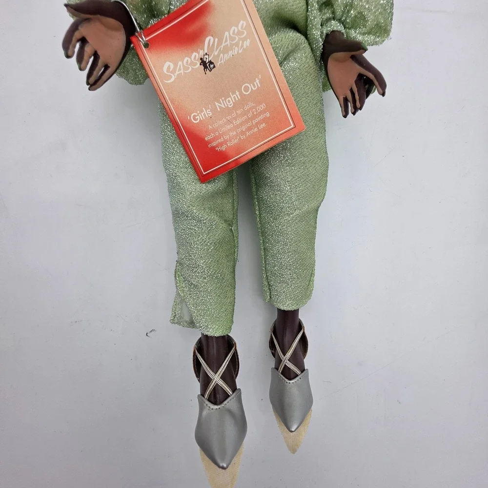VTG Annie Lee Sass n' Class Green Collectible Girls Night Out Fashion Doll #6401